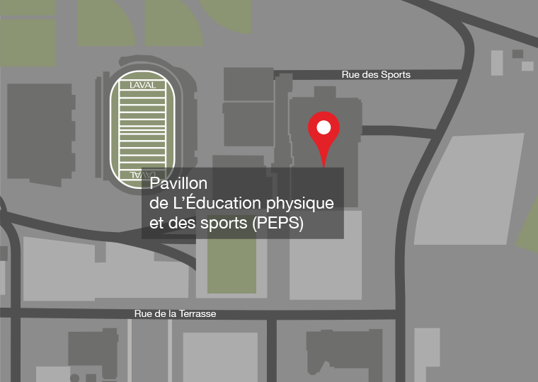 Le PEPS de l'université Laval dans la ville de Québec